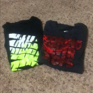 2 size Medium Nike t-shirts
